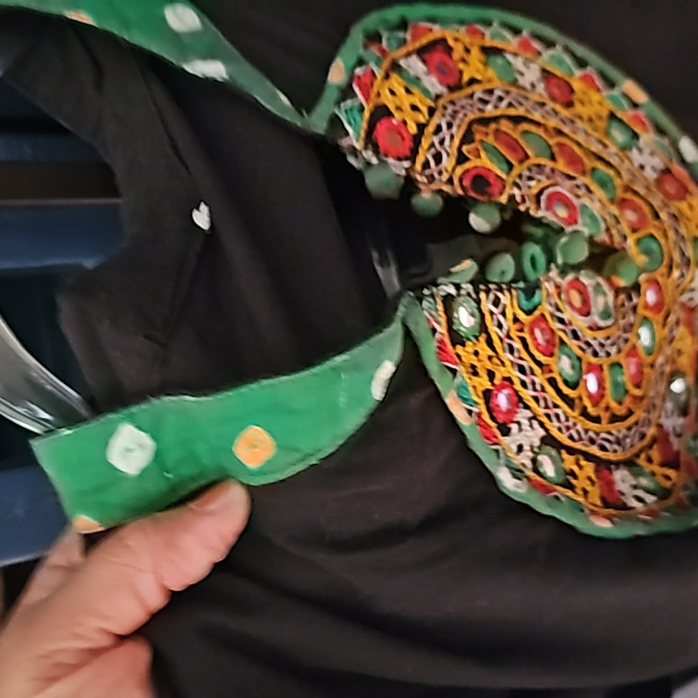 Boho tunic with mirror work - Picture 5 of 7